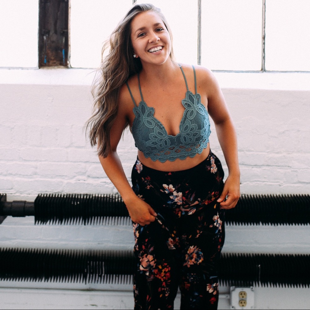 Printed flare pants
